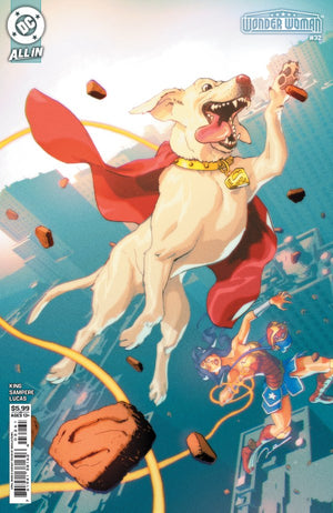 WONDER WOMAN #32 (2026) CVR F GERALD PAREL APRIL DROOLS CARD STOCK VAR