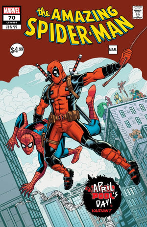 AMAZING SPIDER-MAN #70 (2025) BRENT SCHOONOVER APRIL POOL'S DAY VARIANT [DOOM]