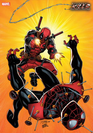 MILES MORALES: SPIDER-MAN #22 (2024) RON LIM DEADPOOL KILLS THE MARVEL UNIVERSE VARIANT [BH]