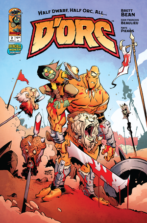 D'ORC #2 CVR C BRETT BEAN INVINCIBLE TEAM UP VAR