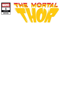 THE MORTAL THOR #1 (2025) BLANK COVER VARIANT