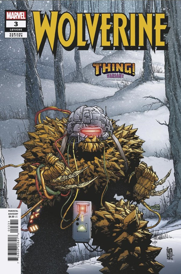 WOLVERINE #3 (2024) GIUSEPPE CAMUNCOLI THE THING! VARIANT