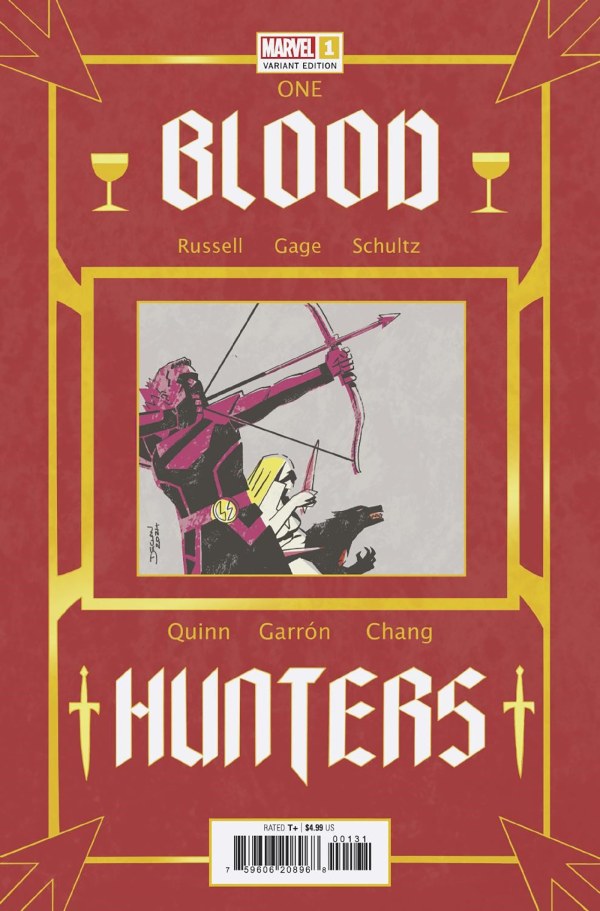 BLOOD HUNTERS #1 [BH] DECLAN SHALVEY BOOK COVER VARIANT