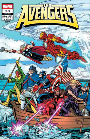 AVENGERS #33 (2025) CHAD HARDIN 250TH HOMAGE VARIANT