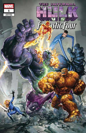 INFERNAL HULK VS. FANTASTIC FOUR #1 CLAYTON CRAIN VARIANT