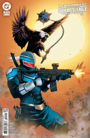 PEACEMAKER PRESENTS THE VIGILANTE EAGLY DOUBLE FEATURE #4 (OF 5) CVR C RAFAEL DE LATORRE CARD STOCK VAR (MR)