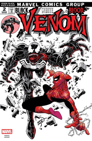 VENOM: BLACK  WHITE & BLOOD #2 ERIK LARSEN VARIANT