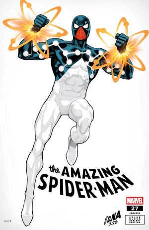 AMAZING SPIDER-MAN #27 (2026) DAVID NAKAYAMA COLOR BLOCK WHITE VARIANT [DS]