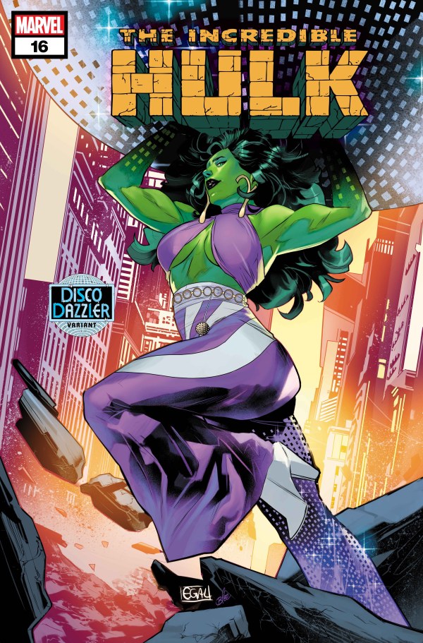 INCREDIBLE HULK #16 (2024) EDWIN GALMON DISCO DAZZLER VARIANT