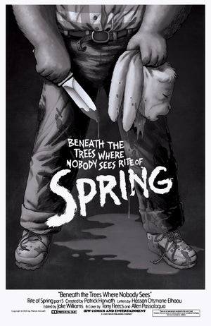 Beneath the Trees Where Nobody Sees: Rite of Spring #5 Variant RI (25) (Fleecs B&W)