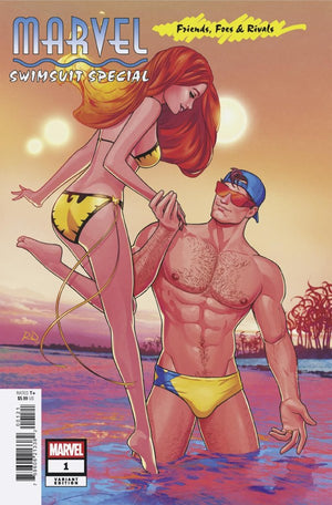 MARVEL SWIMSUIT SPECIAL: FRIENDS  FOES & RIVALS #1 RUSSELL DAUTERMAN VARIANT