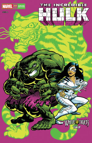 INCREDIBLE HULK #30 (2025) J. GONZO WHITE TIGER TEAM-UP VARIANT