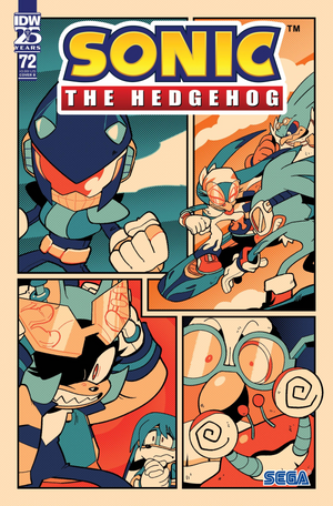 Sonic the Hedgehog #72 Variant B (Fourdraine)