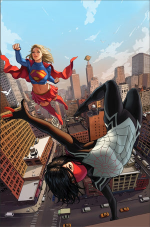 MARVEL/DC: SPIDER-MAN/SUPERMAN #1 IVAN TALAVERA VIRGIN INC 1:100 VARIANT