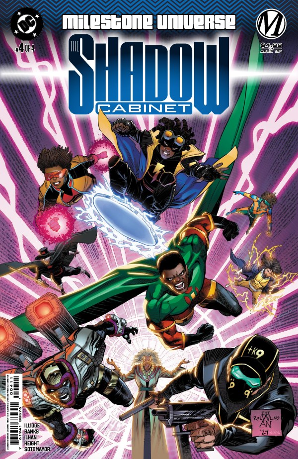 MILESTONE UNIVERSE: THE SHADOW CABINET #4 (OF 4) CVR A DENYS COWAN