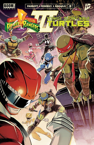 Mighty Morphin Power Rangers/Teenage Mutant Ninja Turtles III #5 A Main (Dressed  Zonno)