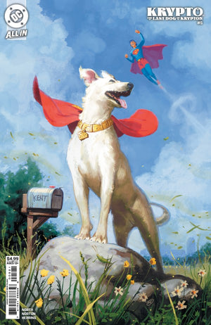 KRYPTO THE LAST DOG OF KRYPTON #5 (OF 5) CVR B DAVID TALASKI CARD STOCK VAR