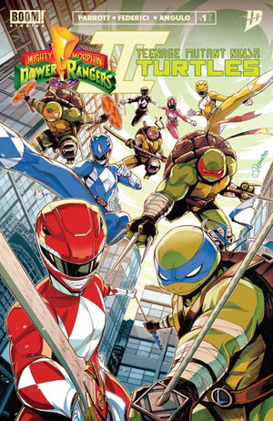 Mighty Morphin Power Rangers/ Teenage Mutant Ninja Turtles III #1 A Main (Dressed  Zonno)