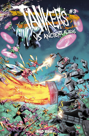 TANKERS VS ANCIENT ALIENS # 3 (OF 5) CVR A FEDERICA MANCIN