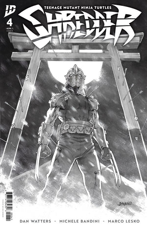 Teenage Mutant Ninja Turtles: Shredder #4 Variant RI (10) (Bandini B&W)