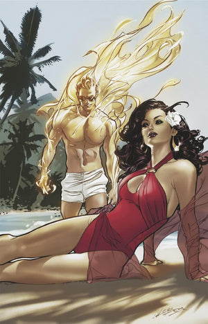 MARVEL SWIMSUIT SPECIAL: FRIENDS  FOES & RIVALS #1 PABLO VILLALOBOS VIRGIN INC 1:100 VARIANT