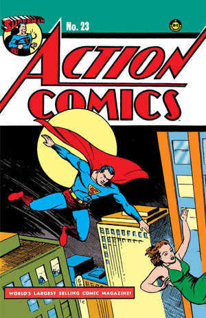 ACTION COMICS #23 FACSIMILE EDITION CVR B JOE SHUSTER FOIL VAR