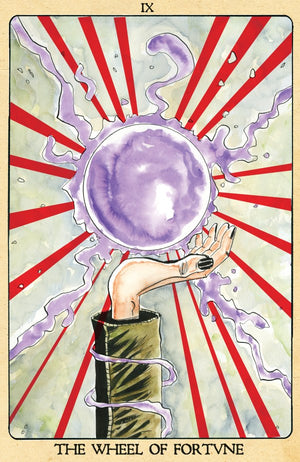 Minor Arcana #9 D 1:10 INCV Tarot Card Variant (Full Art  Lemire)