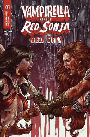 VAMPIRELLA VS. RED SONJA: RED CITY #1 CVR B DIEGO YAPUR VAR