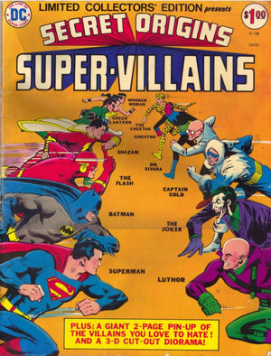 LIMITED COLLECTORS EDITION #39 SECRET ORIGINS SUPER-VILLAINS FACSIMILE EDITION CVR A DICK GIORDANO