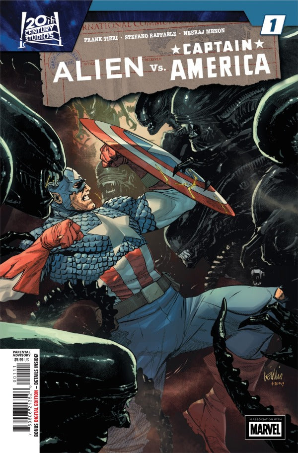 ALIEN VS. CAPTAIN AMERICA #1