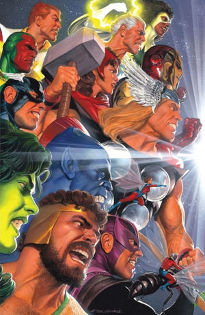 JLA/AVENGERS #3 FACSIMILE EDITION ALEX ROSS 2-PART CONNECTING VARIANT A