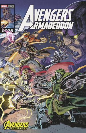 AVENGERS: ARMAGEDDON #5 LEONEL CASTELLANI MARVEL STUDIOS AVENGERS: DOOMSDAY WRAPAROUND VARIANT