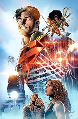 SUPERMAN #37 (2026) CVR E EDDY BARROWS THINGS TO COME CARD STOCK VAR (THE REIGN OF THE SUPERBOYS)