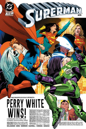 SUPERMAN #25 (2025) CVR H DAN MORA FOIL VAR