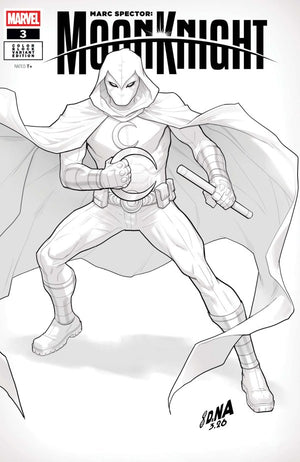 MARC SPECTOR: MOON KNIGHT #3 (2026) DAVID NAKAYAMA COLOR BLOCK WHITE VARIANT