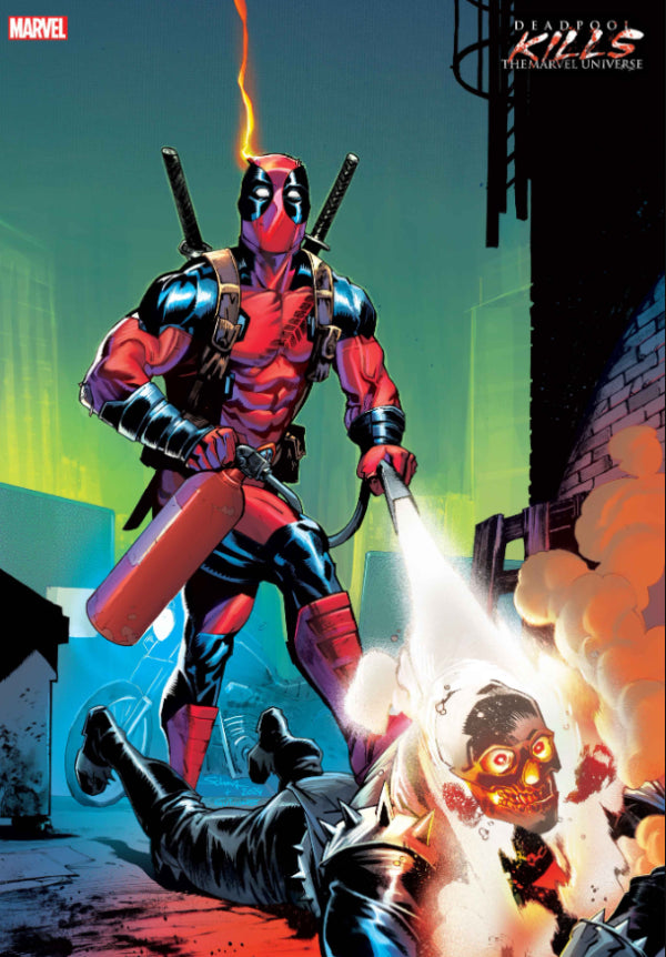 GHOST RIDER: FINAL VENGEANCE #5 JONAS SCHARF DEADPOOL KILLS THE MARVEL UNIVERSE VARIANT