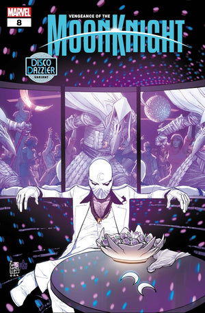 VENGEANCE OF THE MOON KNIGHT #8 (2024) GIUSEPPE CAMUNCOLI DISCO DAZZLER VARIANT