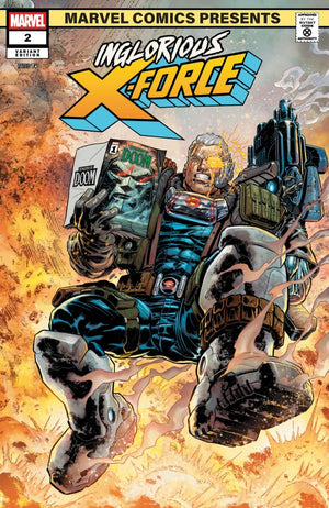 INGLORIOUS X-FORCE #2 IAN CHURCHILL MARVEL COMICS PRESENTS VARIANT