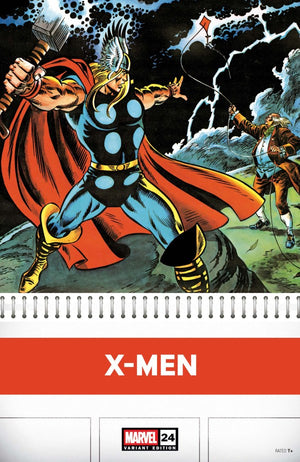 X-MEN #24 (2026) JOHN BUSCEMA BICENTENNIAL CALENDAR HIDDEN GEM INC 1:50 VARIANT