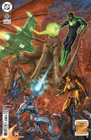 JUSTICE LEAGUE VS GODZILLA VS KONG 2 #5 (OF 7) CVR B ALAN QUAH CARD STOCK VAR
