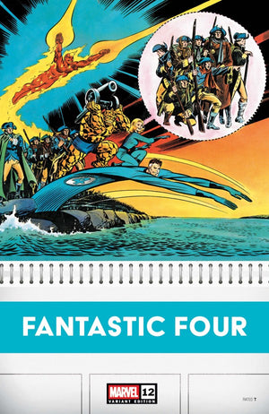 FANTASTIC FOUR #12 (2026) JOE SINNOTT BICENTENNIAL CALENDAR HIDDEN GEM INC 1:50 VARIANT