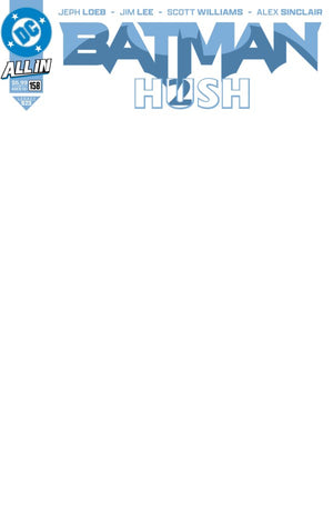 BATMAN #158 (2025) CVR H BLANK VAR