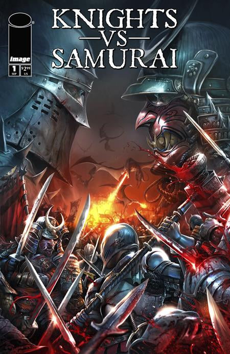 KNIGHTS VS SAMURAI #1 CVR A RAYMOND GAY