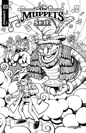 MUPPETS NOIR #3 CVR E INC 1:15 ROGER LANGRIDGE LINE ART VAR