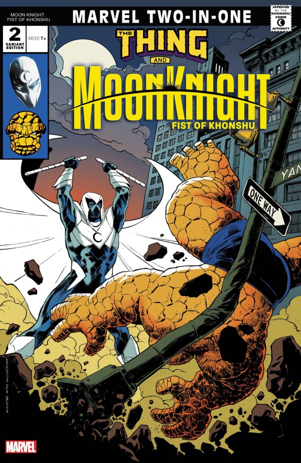 MOON KNIGHT: FIST OF KHONSHU #2 DAVE WACHTER MARVEL TWO-IN-ONE VARIANT