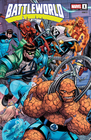 BATTLEWORLD #1 NICK BRADSHAW 5-PART WRAPAROUND CONNECTING VARIANT A