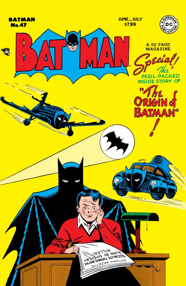 BATMAN #47 FACSIMILE EDITION CVR B BOB KANE FOIL VAR