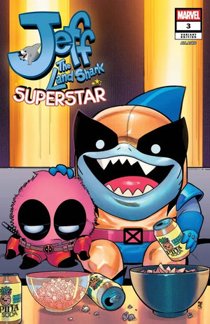 JEFF THE LAND SHARK: SUPERSTAR #3 PACO MEDINA INC 1:25 VARIANT