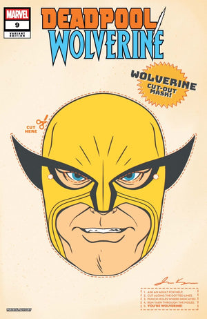DEADPOOL/WOLVERINE #9 RETRO HALLOWEEN MASK VARIANT