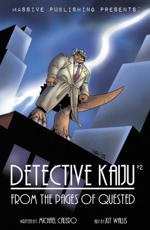 DETECTIVE KAIJU #2 (OF 4) CVR C MICHAEL CALERO NOIR HOMAGE VAR